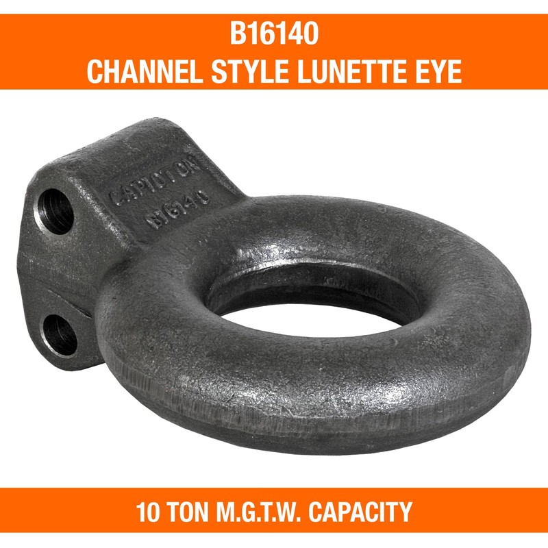 Buyers Products B16140 Plain Finish Forged Steel Tow Eye, 3"