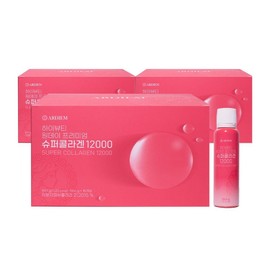 Ardiem High Beauty One Day Premium Super Collagen 12000 56.6g 15p, 3 boxes, 15 servings / 아르디엠 하이뷰티 원데이 프리미엄 슈퍼콜라겐 12000 56.6g 15p, 3박스, 15회분