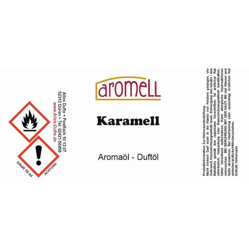 Caramel Aroma Oil 10ml