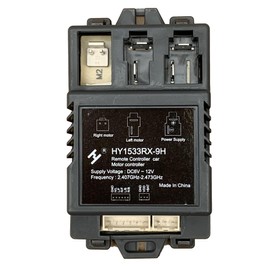 weelye 2.4G Bluetooth Remote Control and HY1533RX-9H Receiver Kit Kids Powered Ride On Car,Controller Control Box Accessories for Children Electric Ride On Car Replacement Parts