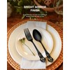 Stapava 60 Pcs Black Silverware Set, Gorgeous Retro Royal Silverware