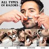 CATOR Beard Shaper Template Shaping Tool, Men's Beard Stencil, Transparent