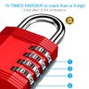 ZHEGE Locker Padlocks, Combination Padlock for Gym, Outdoor Padlocks with
