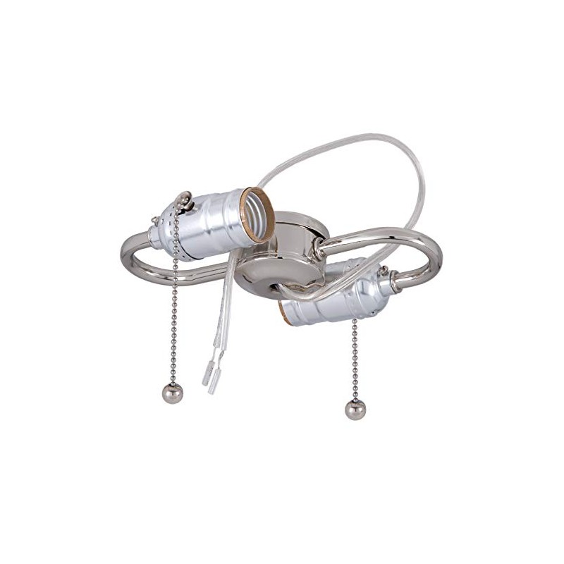 B&P Lamp® 2-Light S Type Cluster Body with Pull Chain