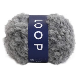 DARUMA 5850 Loop Yarn Extra Thick Col.5 Gray Type 1.1 oz (30 g) Approx. 16.9 ft (43 m)