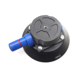 4.5 Inch Rubber Vacuum Suction Cup with Polycarbonate Accessory Mount (4.5" Suction Cup)