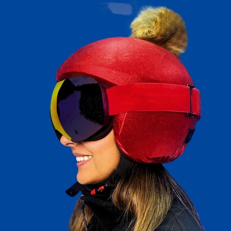 Coolcasc Exclusive Red - Universal Helmet Cover - Christmas accessory
