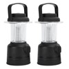 2Pcs COB LED Camping Lamp Portable Night Light with Compass