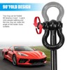 BILLFARO Tow Hook,Alloy Steel Front Rear Bumper Mid Engine Trailer