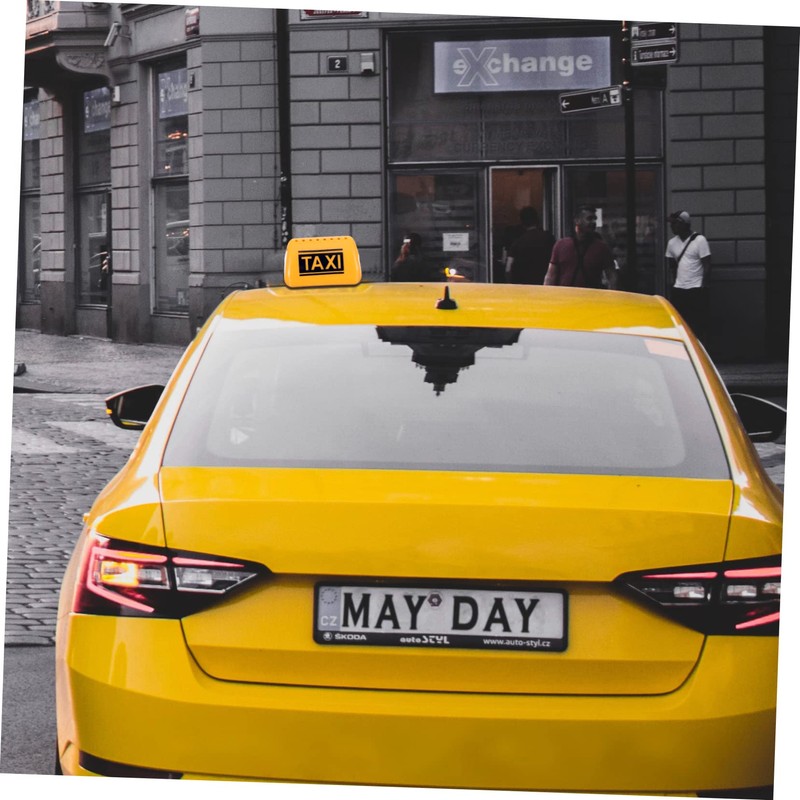 CAXUSD Taxi Roof Light Car Led Illuminated Sign Taxi Topper