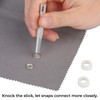 K Kwokker 804Pcs Grommets Snap Fasteners Kit 9.5mm 10 Colors