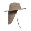 Gravity Outdoor Co. Safari Explorer Sun Hat w/Flap - Khaki