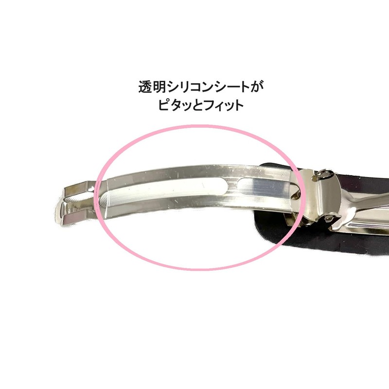 Gachipin® No-Slip Barrette, Corner Glossy Barrette (Brown)