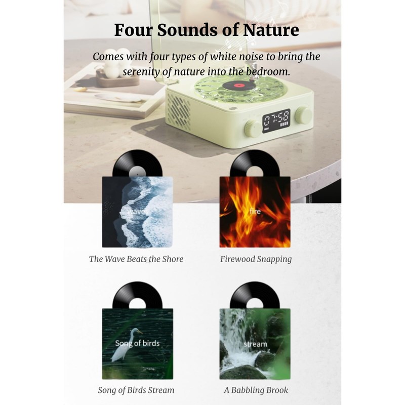 2024 Aqua Speaker, Record Player, Waves Record Player, Stylish Speaker