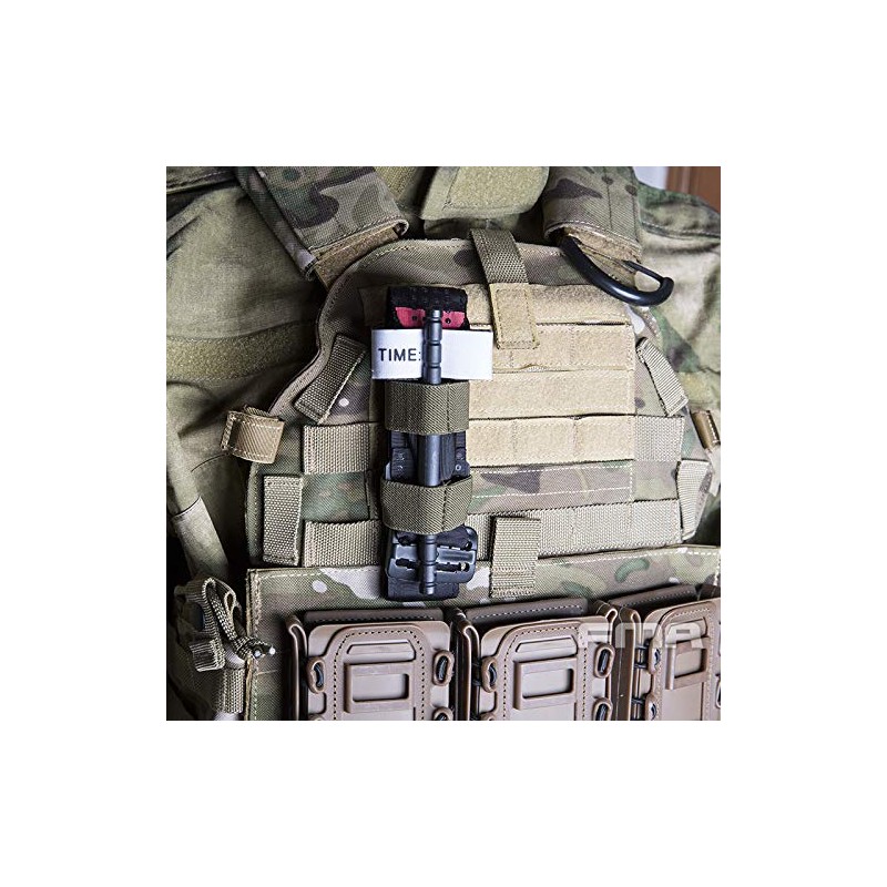 FMA MOLLE Tourniquet Holder Elastic Loop Storage Holder for Hunting