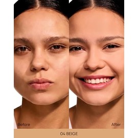 SKINTIFIC Base Cushion Velvet Matte, Polvo Ultra Cover Azul, Control de Grasa por 12 Horas, Ligera, de Larga Duracin, Resistente al Agua, Maquillaje  