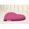 Rapeseed Cushion Heart Approx. 30 x 25 cm – Pink