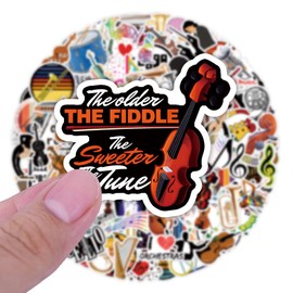 Orchestral Music Sticker Set of 100 Cute Decoration for Car Laptop Skateboard Bicycle Moped Motorcycle Bicycle Computer Suitable for Adults Children