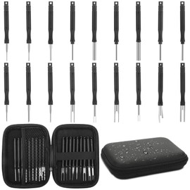 Linkstyle 18 Piece Terminal Removal Tool Set, Car Cable Plug Removal Tool Pin Extractor Repair Remover Key Tools