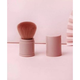 SBeauty Brocha Maquillaje Retráctil Rosa Portátil