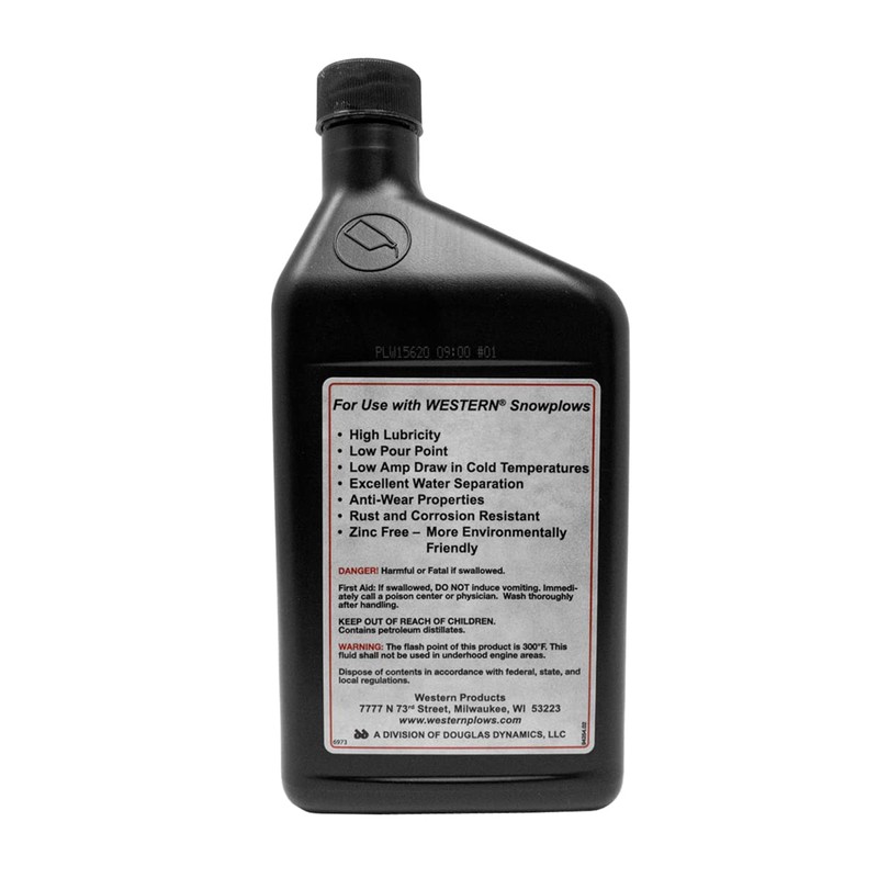 Original Hydraulic Fluid Snow Plow Oil 49311 Quart BottleF