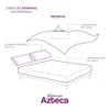 Blancos Azteca Extra Suave y Fresco Juego de Sábanas Matrimonial