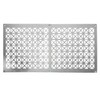 Tjernlund 950-8304 Underaire Steel Crawl Space Vent, Steel Diamond Pattern,
