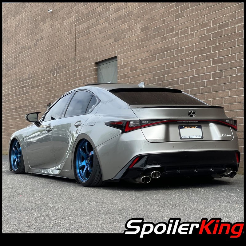 SpoilerKing Rear Window Roof Spoiler Compatible with Lexus is Series