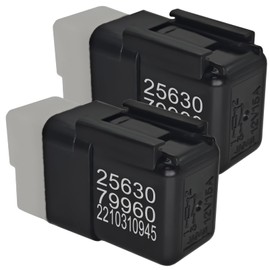 HR159T Horn Relay (Pack of 2) - 25630-79960 12VDC 15A 3-Pin Relay Compatible for Nissan 200SX 240SX 300ZX 350Z 370Z (1989-1998 Models)