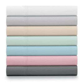Ella Jayne Luxury Collection - 100% Cotton Percale Sheets Queen Size, 4 Piece Cool & Crisp Cotton Percale Sheet Set, Percale Sheets Queen, Percale Sheets King Size, Cal King - Mint