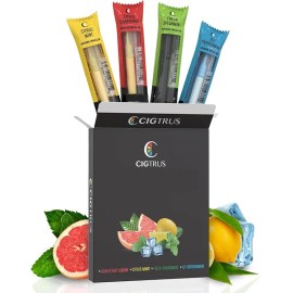 Natural Smokeless Essential Oil Aroma Inhaler – Craving Relief & Oral Fixation Aid | Replace Habit of Puffing | 4-Flavor Pack for Wellness Support