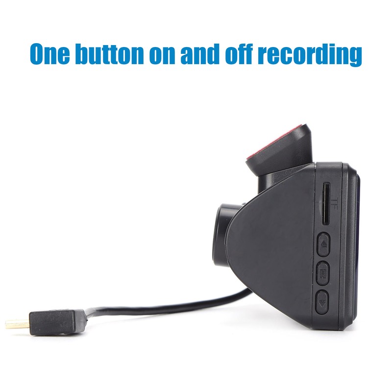 Driving Recorder IPS HD 1080P 3‑Inch Detachable Rotatable Lens Car