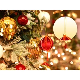 kockuu 200pcs Gold Christmas Ornaments Hanger String Precut Hanging Ropes for Christmas Tree Ornament Decorations with Snap Fastener