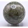 41mm 125g Rich Dark Green Vesuvianite Carved Sphere Polished Natural