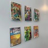 X-FLOAT Clear Floating Shelves (Wall Mounted) for Displaying Comic Books