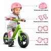 Kit De Proteccion Casco Rodilleras Coderas Muñequeras Niños
