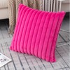 ZLINA Set of 2 Faux Fur Plush Hot Pink Throw