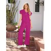 MEROKEETY Women 2 Piece Set Summer Outfits Sweatsuit Half Zip