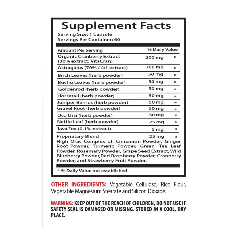 LIFE NUTRITION Herbal kidney formula - KIDNEY SUPPORT FORMULA -