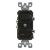 Leviton 20 Amp, 120 Volt, Duplex Style Combination Single Pole