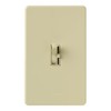 Lutron Toggler Incandescent 600-Watt Single-Pole Dimmer Switch, TG-600PH-IV, Ivory