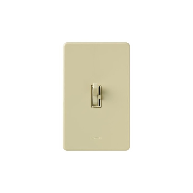 Lutron Toggler Incandescent 600-Watt Single-Pole Dimmer Switch, TG-600PH-IV, Ivory