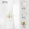 Nieffeiy Nieffeiy 2 Pack Magnetic Curtain Tiebacks Cotton Hand Woven