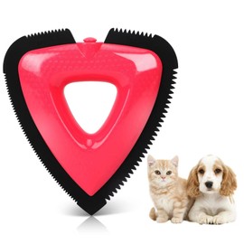 Aoziqi Mini Pet Hair Remover, Cleaning Brush for Car Detailing, Auto Interior, Furniture, Sofas and Carpets, Handheld Triangle Carpet Dog Hair Remover - Reusable Plush and Fur Cleaning Supplies