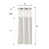 River Dream Stall Shower Curtain with Snap in Liner,No Hooks
