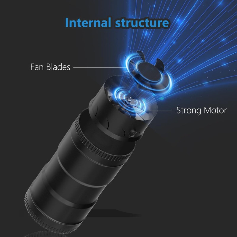 Hon&Guan 6 Inch Inline Booster Duct Fan with Speed Controller