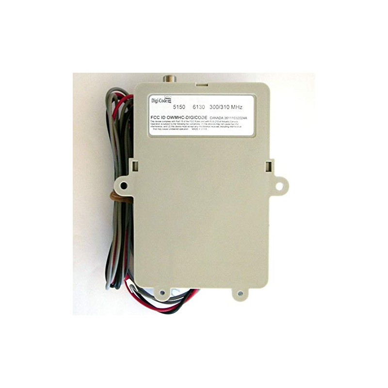 Gate Receiver Multi-Code 109950 Compatible 12/24 Volt 300/310 MHz L8