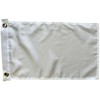NWFlags Plain White Flag 18" x 12" 75d Premium Polyester