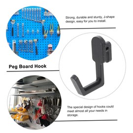 DOITOOL 48pcs Pegboard Hooks for Organizing Tools Pegboard Accessories for Craft Room Garage Kitchen and Workshop Storage