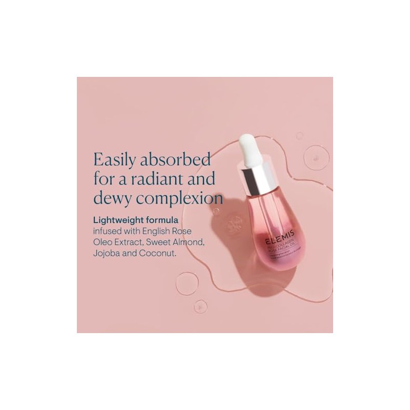 ELEMIS Pro-Collagen Rose Facial Oil, 0.50 Fl. Oz.